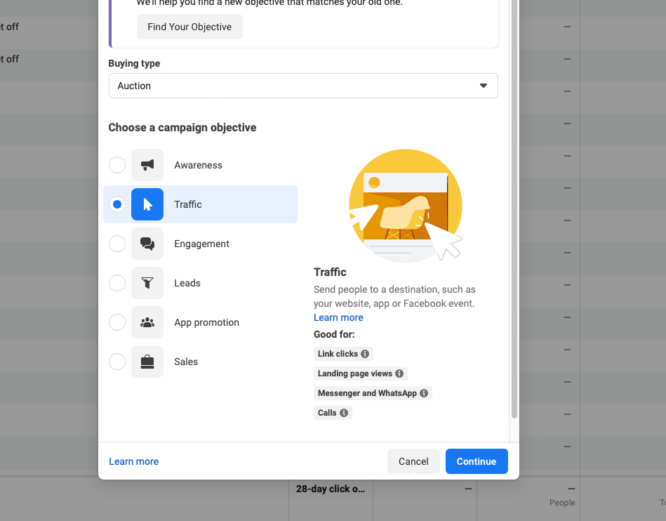 Creating an instagram carousel ad in Facebook ads manager