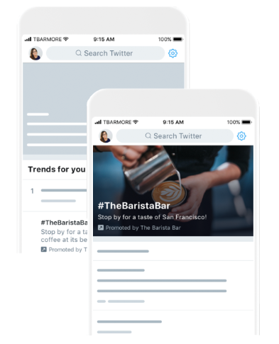 Twitter Ad examples