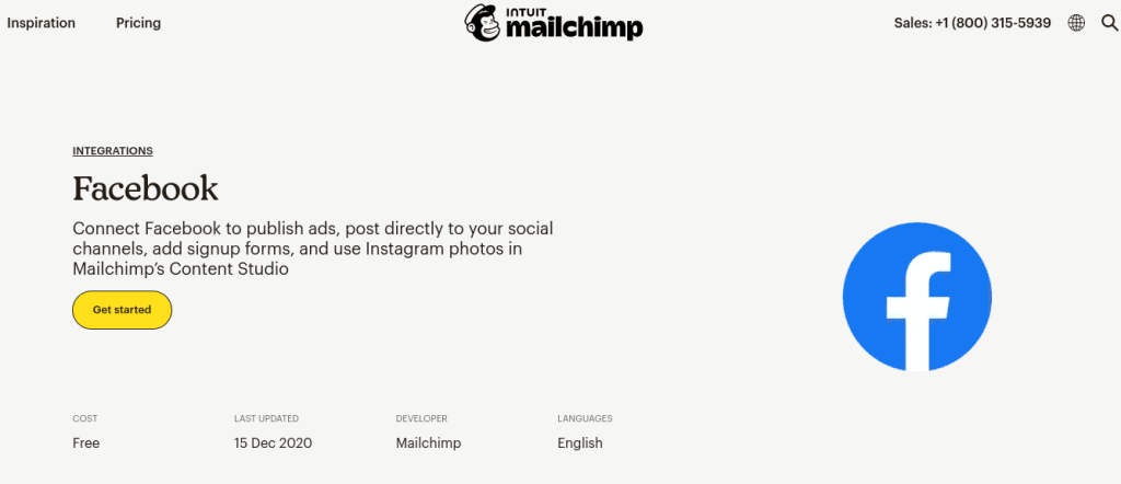 Mailchimp email and social platform 